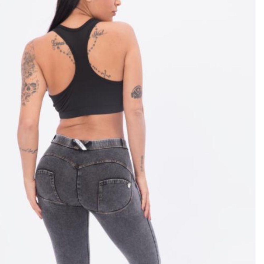 Best Yoga Store Grey Butt Shaping Leggings XS